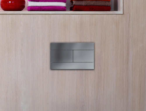 картинка Клавиша двойного смыва Jacob Delafon, хром (E4316-CP) от магазина Сантехстрой