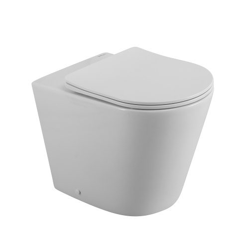 картинка Унитаз приставной безободковый с сиденьем BelBagno FLAY-R BB1003CBR/SC от магазина Сантехстрой