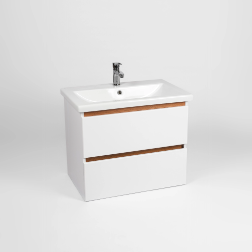 картинка Тумба VIANT "Мальта" COMO 60 2 ящика подвесная 430х560х560    (VMAL60CO-T2YP) от магазина Сантехстрой