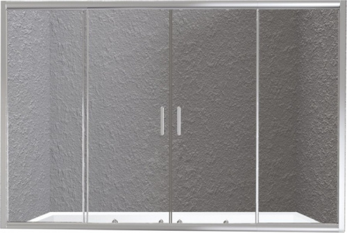 картинка Шторка на ванну BelBagno Unique VF-2 180 профиль Хром стекло прозрачное от магазина Сантехстрой