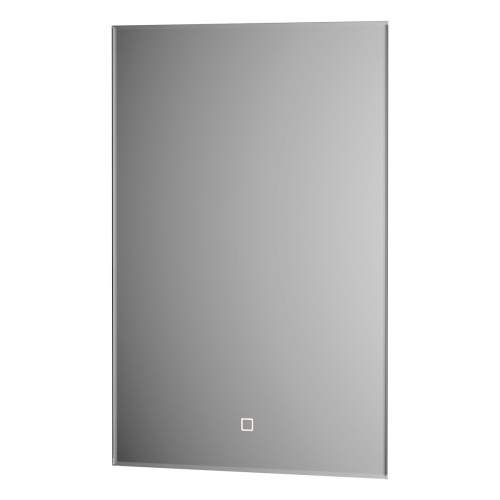 картинка Зеркало с фацетом и LED-подсветкой настенное GLOW DEFESTO 40x60 см, DF 2512S от магазина Сантехстрой