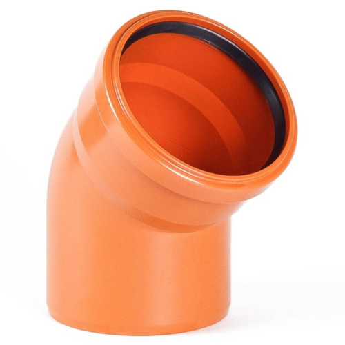 картинка Отвод ХЕМКОР НК 400 мм, 45 гр. от магазина Сантехстрой