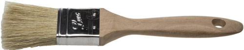 картинка Кисть плоская STAYER ″UNIVERSAL-LUX″, светлая натуральная щетина, деревянная ручка, 38мм от магазина Сантехстрой