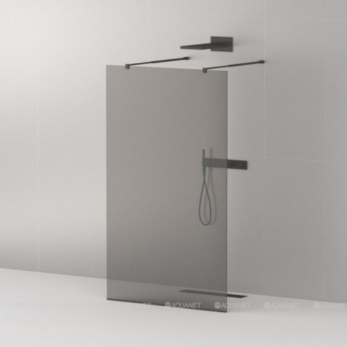 картинка Душевая перегородка Cezares Liberta 100x195 L-2-100-GR-NERO от магазина Сантехстрой