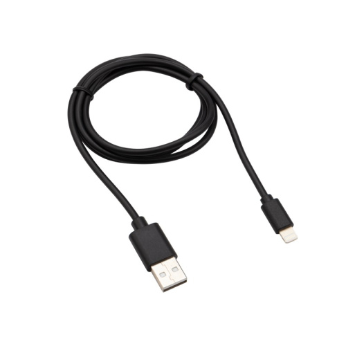 картинка Кабель REXANT USB-Lightning 2.1 А,  1 м,  черный ПВХ от магазина Сантехстрой