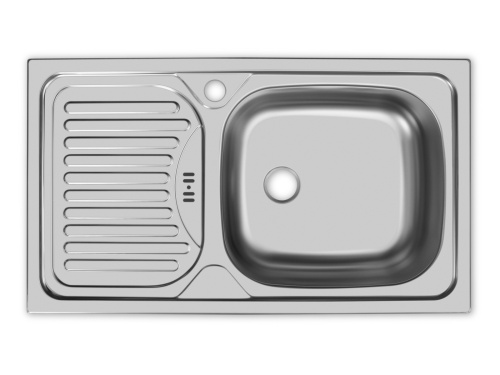 картинка Кухонная мойка UKINOX Классика CLM760.435 --W6K 1R, 43,5*76 от магазина Сантехстрой