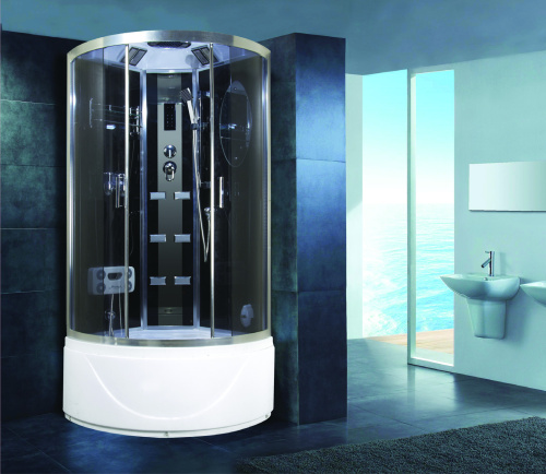 картинка Душевая кабина Niagara Ultra NG-908-01 (90х90х220) высокий поддон(46см),стекло тонированное,4 места от магазина Сантехстрой