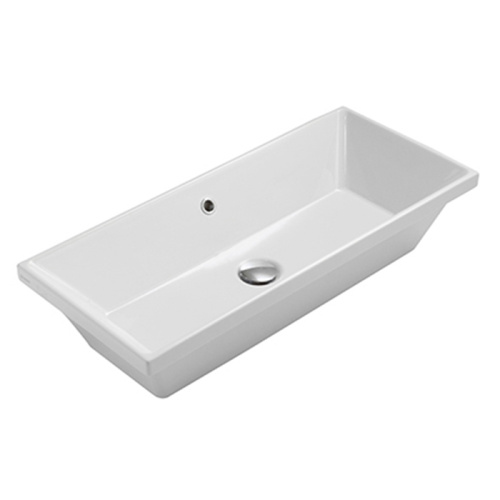 картинка Globo Stockholm Раковина 75x34х17 см, без отв., цвет: белый от магазина Сантехстрой
