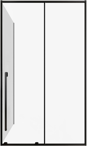 картинка Душевой уголок Allen Brau Fantasy 120x80 3.11006.31 + 3.11012.31 черный матовый от магазина Сантехстрой