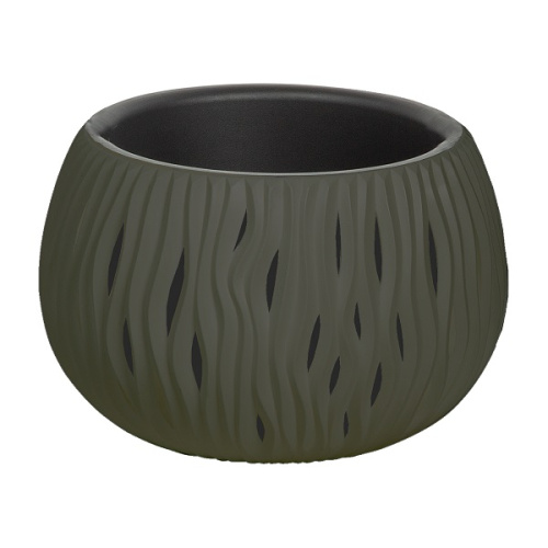 картинка Кашпо для цветов Prosperplast Sandy Bowl 3,9л, серый от магазина Сантехстрой