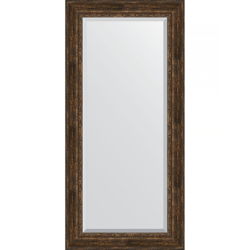 картинка Зеркало Evoform Exclusive 172х82 BY 3612 с фацетом в багетной раме - Состаренное дерево с орнаментом 120 мм от магазина Сантехстрой