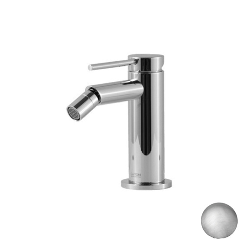 картинка gattoni circle two смеситель для биде на 1 отверстие, с донным клапаном, цвет brushed nickel