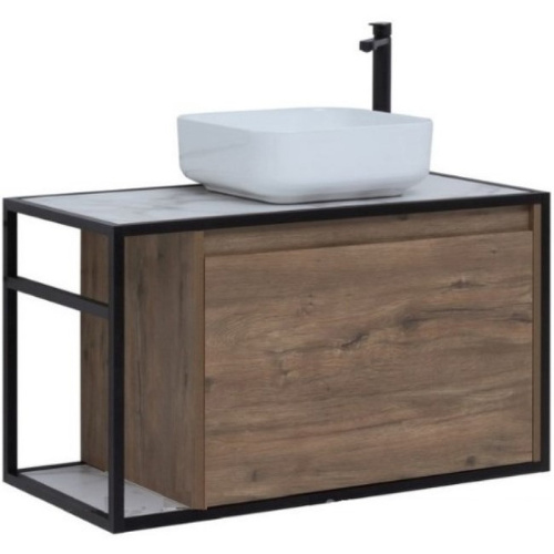 картинка Тумба под раковину Aquanet 261660 Коричневая от магазина Сантехстрой