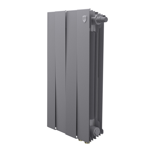 картинка Радиатор Royal Thermo PianoForte 500 Silver Satin VDR80 - 4 секц. от магазина Сантехстрой