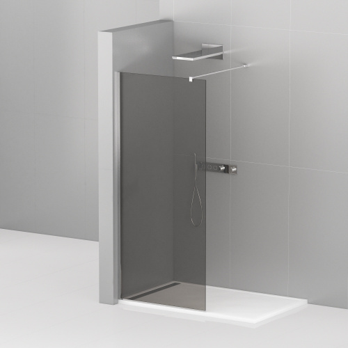 картинка Душевая перегородка CEZARES LIBERTA-L-1-90-120-GR-Cr от магазина Сантехстрой