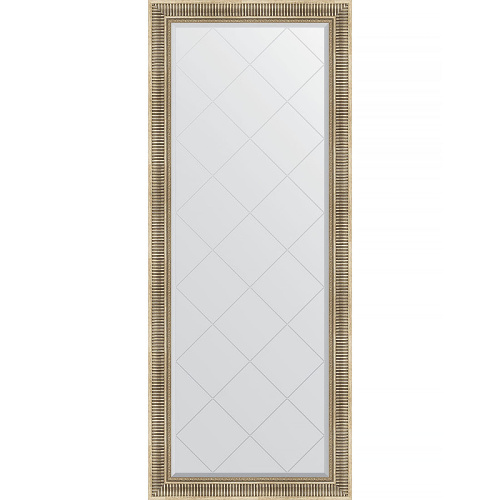 картинка Зеркало Evoform Exclusive-G Floor 202х82 BY 6321 с гравировкой в багетной раме - Серебряный акведук 93 мм от магазина Сантехстрой