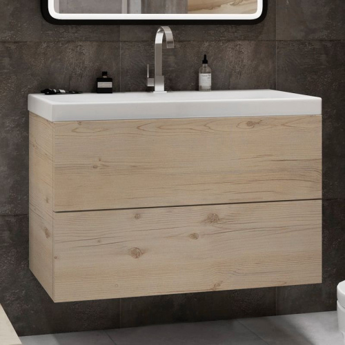 картинка Тумба под раковину Gascon Pine Chiaro 79,6 см Art&Max Verona Push AM-Verona-Push-800-2C-SO-GP-TS от магазина Сантехстрой