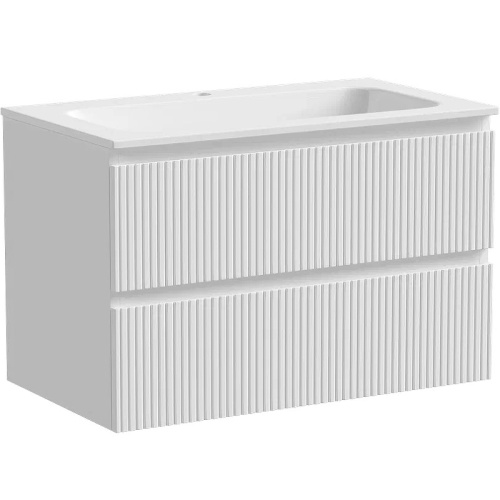 картинка Тумба под раковину Sancos Snob T 80 SNT80W подвесная Bianco от магазина Сантехстрой