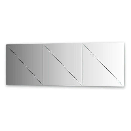 картинка Зеркальная плитка Evoform Refractive 50х50 с фацетом 10 мм от магазина Сантехстрой