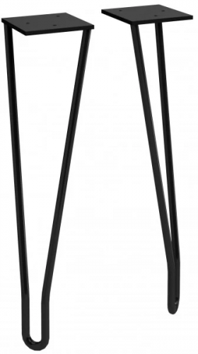 картинка Ножки для мебели 2 шт Jacob Delafon Odeon Rive Gauche 32 см, черные от магазина Сантехстрой