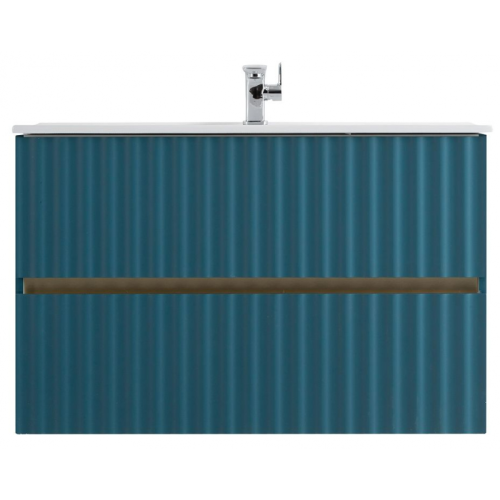 картинка Тумба под раковину Art&Max Elegant AM-ELEGANT-900-2C-SO-AQ-P с LED подсветкой аквамарин от магазина Сантехстрой