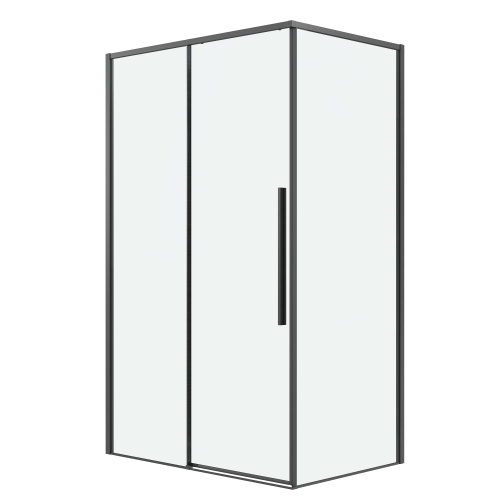 картинка Душевое ограждение Grossman Galaxy 100.K33.01.120.42.00-200.K33.01.90.42.00 (120х90х195) раздвижная,графит сатин,стекло прозрачное,2 места от магазина Сантехстрой