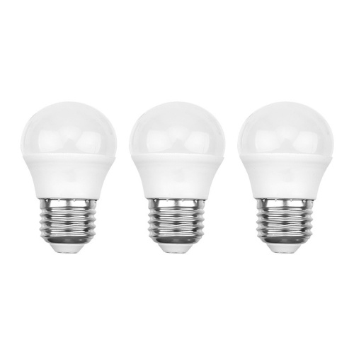 картинка Лампа светодиодная REXANT Шарик (GL) 11.5 Вт E27 1093 Лм 4000 K нейтральный свет (3 шт. /уп. ) от магазина Сантехстрой