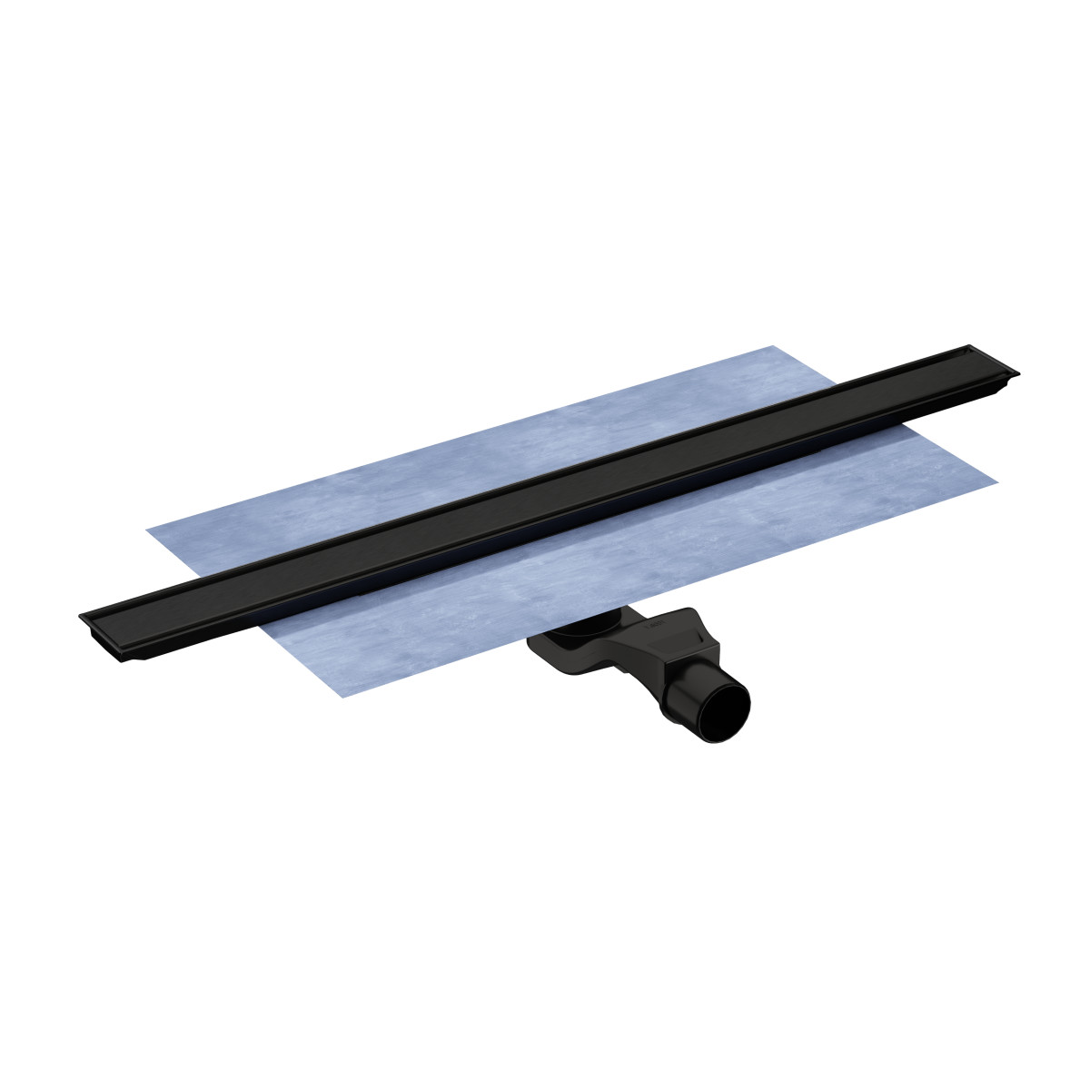 картинка Душевой трап VitrA Eco-Flow 59980584000 80 x 6 см горизонтальный с мокрым затвором черный от магазина Сантехстрой