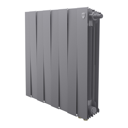 картинка Радиатор Royal Thermo PianoForte 500 Silver Satin VDR80 - 8 секц. от магазина Сантехстрой