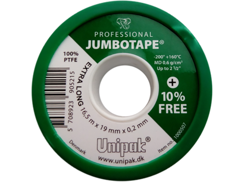 картинка Лента JUMBOTAPE (16,5 м х 19 мм х 0,2 мм; MD=0,6 г/см³) (зел. упак.) от магазина Сантехстрой