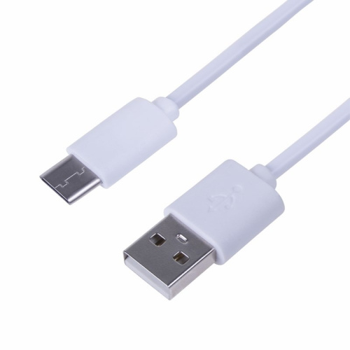 картинка Шнур USB 3.1 type C (male)-USB 2.0 (male) 1 м белый REXANT от магазина Сантехстрой