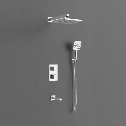 картинка Душевой комплект Next VSFW-1N3TCH термостатический встраиваемый, трехрежимный, хром от магазина Сантехстрой