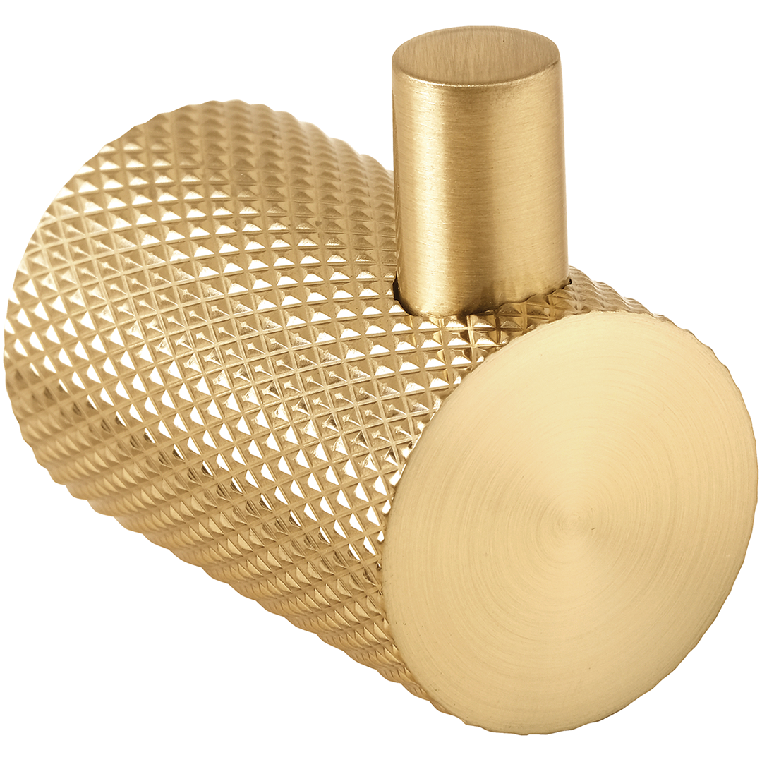 картинка AURIA Крючок одинарный, матововое золото-шампань от магазина Сантехстрой