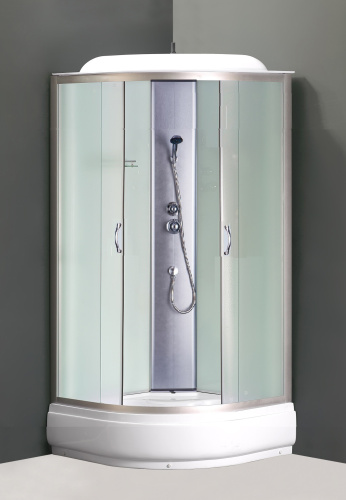 картинка Душевая кабина LORANTO CS-6680-25 F 80х80х215 матовое стекло 4мм, поддон 25 см от магазина Сантехстрой