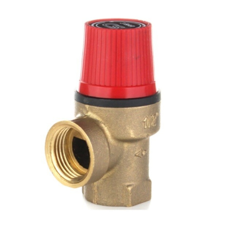 картинка Клапан предохранительный, 3/4 ",1 ", ВВ, 3 бар, латунь от магазина Сантехстрой