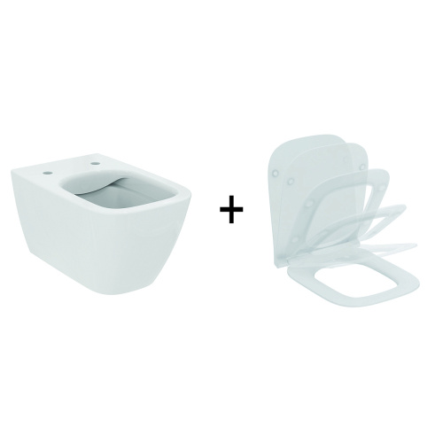 картинка Промо-комплект Ideal Standard I life B Подвесной унитаз + Сиденье микролифт в подарок (ZZ0002) от магазина Сантехстрой