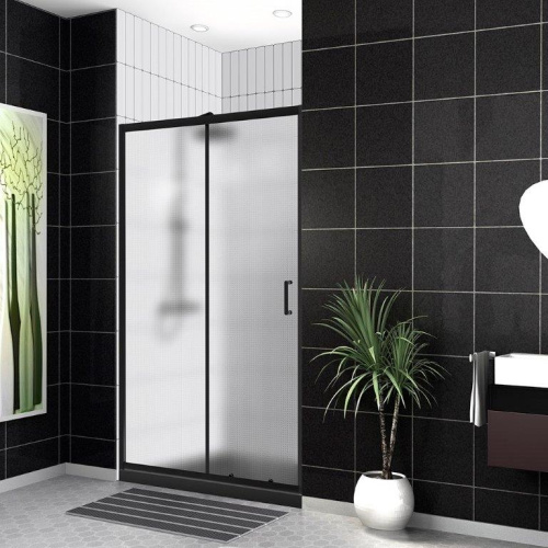 картинка Душевая дверь BelBagno UNO-195-BF-1-120-P-NERO от магазина Сантехстрой