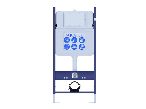 картинка Инсталляция для подвесного унитаза Aquatek ECO Standart 1130*500*100+звукоиз.проклад(без верхней планки) от магазина Сантехстрой
