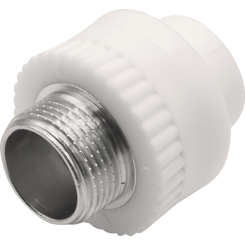 картинка Муфта THERMOLIGHT комбинированная PP-R НР 20х3/4quot; белый (20/160) от магазина Сантехстрой