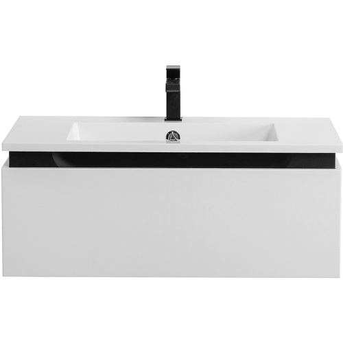 картинка Тумба под раковину Cezares Slider 80 SLIDER-800-1C-SO-BO подвесная Bianco Opaco от магазина Сантехстрой