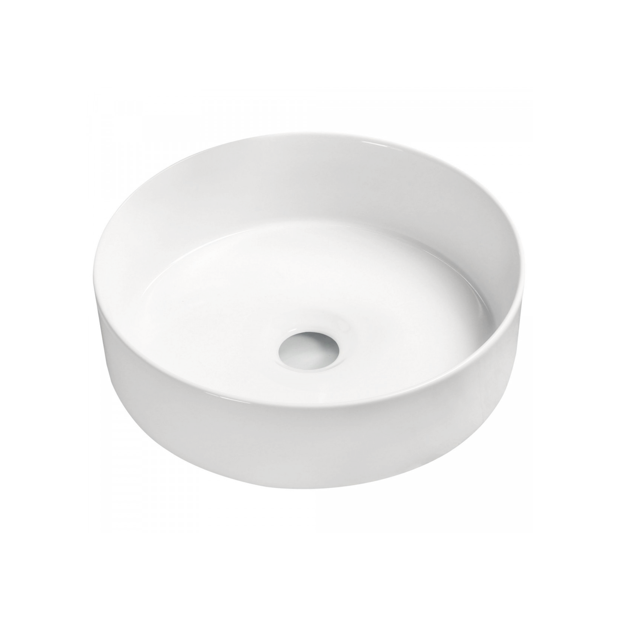 картинка Раковина накладная Oliveeka 9514A на столешницу 305-305 белая от магазина Сантехстрой