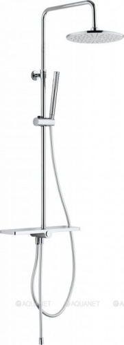 картинка Душевая стойка Aquanet Pragmatic R AF430-70-R-C, с полочкой от магазина Сантехстрой