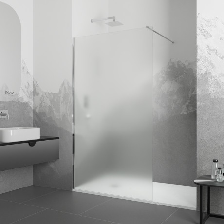 картинка Неподвижная перегородка 70 см RGW WA-010 Walk-in 351001007-21 матовое от магазина Сантехстрой