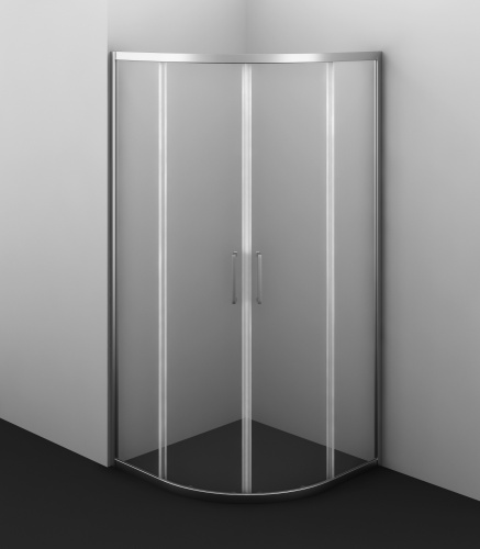 картинка Душевое ограждение Azario OSTIN 90х90х195 хром, 6мм прозрачное стекло от магазина Сантехстрой