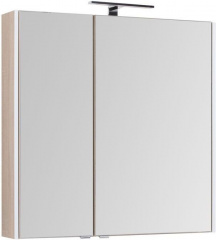 картинка Зеркальный шкаф Aquanet 00210014 Бежевый от магазина Сантехстрой