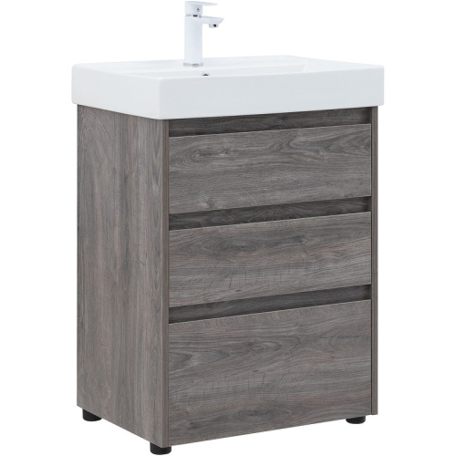 картинка Тумба под раковину Aquanet 302470 Серая от магазина Сантехстрой