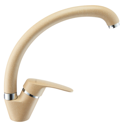 картинка смеситель для кухни акватон нимо, однорычажный, латте (1ax002fcxx260)