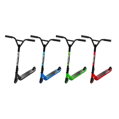 картинка SILAPRO Самокат разборный 64х48х82см, 2х колесный (PU, 100мм, ABEC-7) алюмин/металл, до 100кг от магазина Сантехстрой