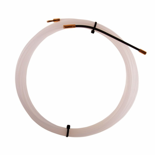 картинка Протяжка кабельная REXANT (мини УЗК в бухте),  5 м нейлон,  d=3 мм,  латунный наконечник,  заглушка от магазина Сантехстрой