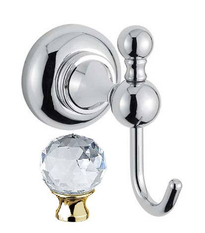 картинка Крючок для ванной Cezares APHRODITE-HK1-03/24-Sw Золото Swarovski от магазина Сантехстрой